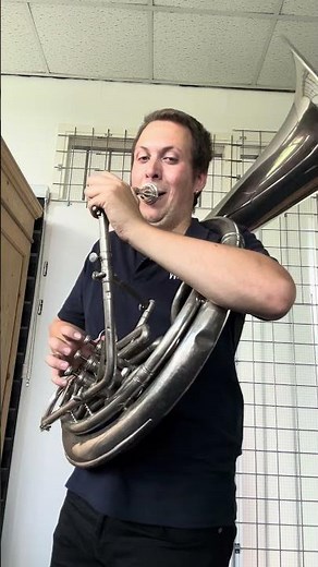 SOLD: Gebr. De Prins BBb Helicon Tuba