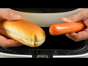 THESE HOT DOGS FROM THE AIR FRYER WILL DRIVE YOU CRAZY! 10 minutes and they're done!