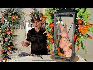 3 DIY Spring Decorations Ideas / How To Decorate A Large Lantern For Spring / Ramon At Home