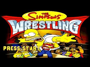 The Simpsons Wrestling PS1 Gameplay