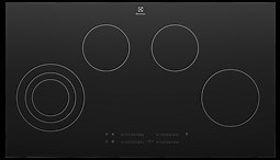 90cm UltimateTaste 300 4 zone ceramic cooktop - EHC944BE