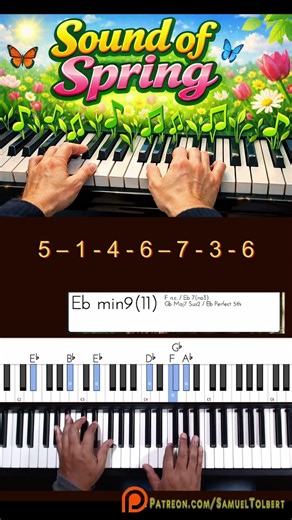 🌷Sound of Spring #9 (5 1 4 7 3 6) 🎹