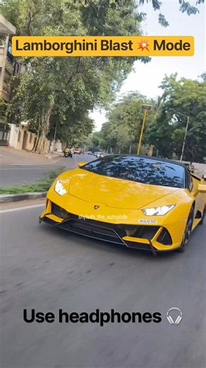 🔥 HURACÁN EVO SPYDER — V10 DOWNSHIFTS & FLAMES! 🔥 #lamborghini #superhit