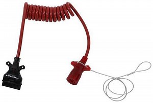 Replacement Coiled Adapter Cord for Brake Buddy Stealth Flat Tow Brake System Brake Buddy Accessorie