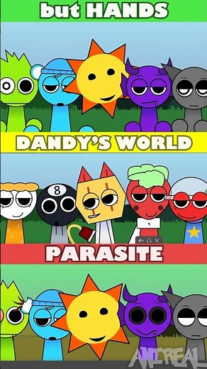 Incredibox Sprunki Retake but HANDS 🙌 VS Retake Dandy's World VS Retake Parasite Mod 🦠 *HAPPY MIX*