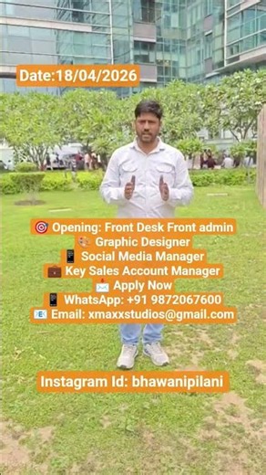 ✨ NOW HIRING – Join Our Creative Team ✨🏢 XMAXX Studios Pvt Ltd #shorts #gurgaonjobs