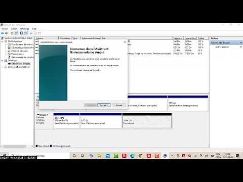 Récupérer espace non alloué sur un disque dur