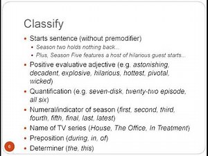 How to analyse concordances systematically