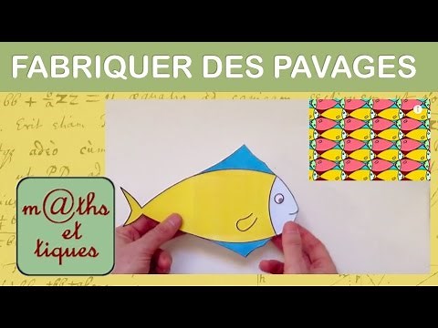 For Easter: Build tessellations using an envelope (rabbit and fish)