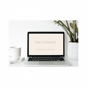 Journal lumineux | Agenda numérique de 33 pages pour les soins personnels, les soins de la peau, les soins capillaires et le suivi des habitudes de vie en beige pâle et rose poudré PDF - Etsy France