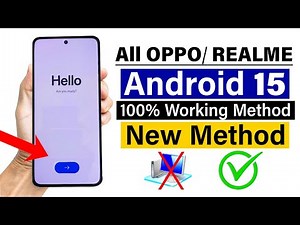 ANDROID 14/15 - All OPPO/ REALME : Google/ FRP Bypass (Share Option Not Working) - Without PC