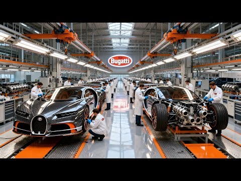 Inside the Bugatti Chiron Factory How a Hypercar Is Hand Built Step by Step