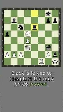 The Most Brutal Back-Rank Trap You’ll Ever See! ♟️💥🔥 #shorts #chess #puzzle