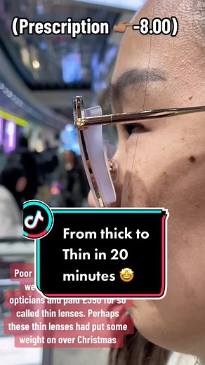 Check out this transformation. Lina had previously got specs from a very well known high street chain that claims to say you money on your specs 👀cough cough splutter splutter. Not only did the lenses look AWFUL 😳- the frame choice was waaaaaaay too big , which on a minus prescription lens makes the lens look even thicker 🤦🏽‍♂️and the eyes magnified smaller 😓. But did they care … no…and did they offer advice to Lina… NO😡. Well mr popspecs won’t allow that, so not only did he take Lina thro