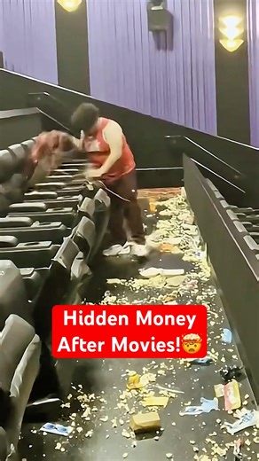 Cleaning Crews Find Thousands in Loose Change #MovieTheater #CashFind #Shorts