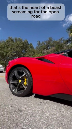 The Iconic Red Ferrari Pure Speed, Italian Luxury and Engine Sound #Ferrari #Supercars #Shorts