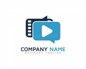 Video Icon Logo Design Element Stock Vector - Illustration of media, company: 97675617