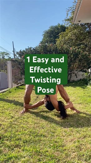 1 easy and effective Twisting pose #yoga #mobility #yogapostures #twisting #twist