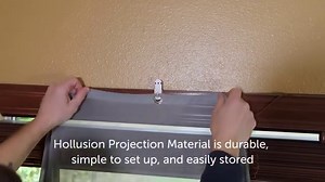 28 reactions | Want to add some extra magical effects this Halloween? Create 'Hollusions' with this innovative material that appears invisible in low light, making it easy to create mystifying hologram-like illusions indoors and out. Hollusion Projection Material - https://bit.ly/3lUt1N9 | AtmosFX | Facebook