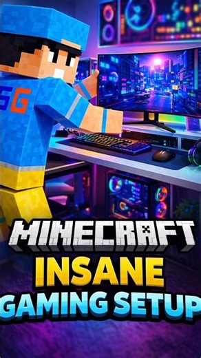 DREAM MINECRAFT GAMING SETUP TOUR 🤑 | NEXT LEVEL SETUP! #shorts #minecraft