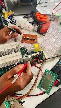 Replacing Faulty MOSFET Driver card with our newly designed MOSFET driver #solar #renewableenergy