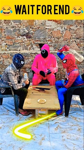 Spider Man VS Squad Game Bodyguard 😂😂😂 #shorts #funny #comedy #tiktok