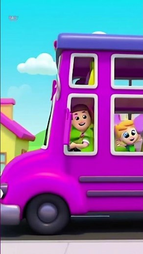 Wheels On The Bus Double Decker #nurseryrhymes #shorts #learning #educational