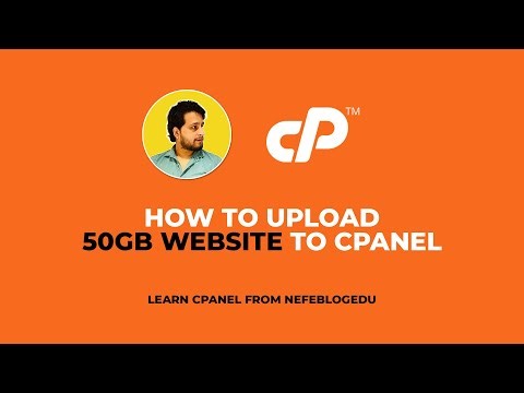How to Upload 50GB Website to cPanel