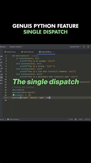Tim Ruscica on Instagram: "Have you heard of this Python feature?"