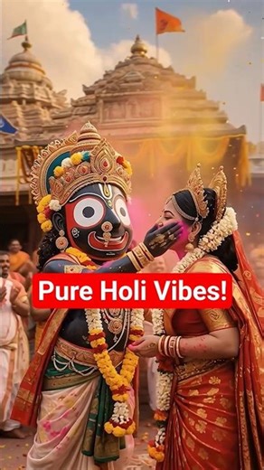 Jagannath Ji Goes Full Holi Mode! 🎨🔥