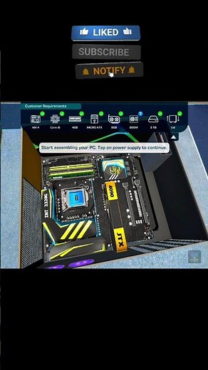 My First PC Build! 🖥️ PC Building Simulator #Shorts