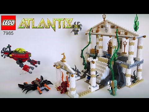 LEGO ATLANTIS - City of Atlantis (Set 7985 Speed Build Instructions)
