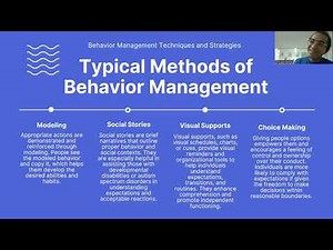 Behavior Management Techniques and Strategies