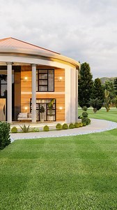 Rural and Modern Roundavel design with 4 bedrooms. #viralreelsシ #viralpost2024 #fbreelsfypシ゚ #fbreels #viralreelsfb #architecture #farmlife #homedecor #houseplan #farmhouse #roundhouse | Ivory Design Trading - Pty Ltd