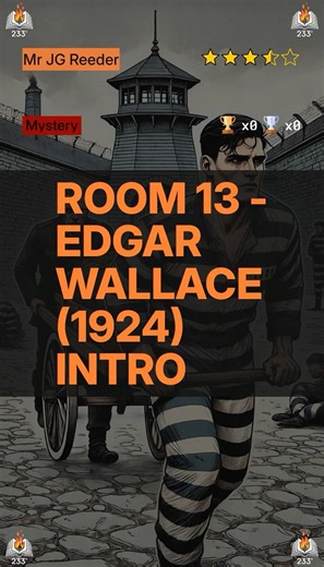 Room 13 - Edgar Wallace (1924) Intro (Mr JG Reeder - 1) - 3.55 ⭐️