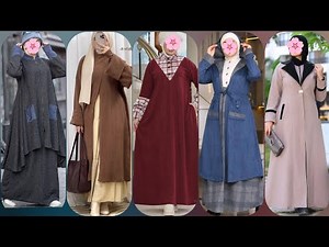 أجمل تشكيلة فساتين شتاء2026/2025🤎⛈️حجابات شرعيه موضة شتاء2026🍂⛈️islamic Hijab style2026⛈️winter2026