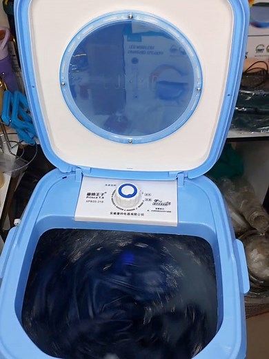 Portable Mini Washing Machine with Shoe Brush - Restocked!