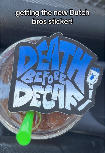 Discovering My New Dutch Bros Sticker Collection