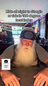 64K views · 1.6K reactions | So should I do an all night ride to Sturgis or do three days in 100° weather #sturgisrally #bikerguru | The Biker Guru | Facebook