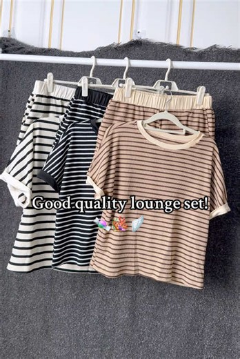 POV: you've found the perfect 2pcs#twopieceset #stripedprint #tee #shorts #shortsleeve #roundneck #comfy #batwingsleeve #coords #summer #outfits #womenswear #TikTokShop #tiktokshoploveatfirstfind #dealdrops #tiktokmademebuyit #casual #fashion #spotlight #spotlightfinds #ootd #childrensday