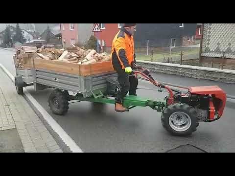 Einachser 4x4 Herkules UE600 mit Triebachsanhänger