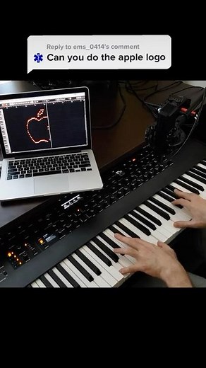 "Can You Do the Apple Logo?" (Live MIDI Art)