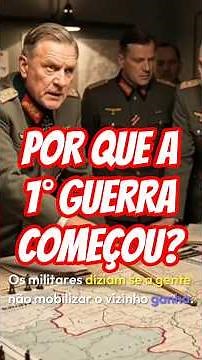 Por que a Primeira Guerra começou? #história #PrimeiraGuerraMundial #Geopolítica #PontoHistória