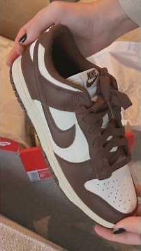 tênis Nike dunk marrom #calçados #nike #shoes #tenis #shorts