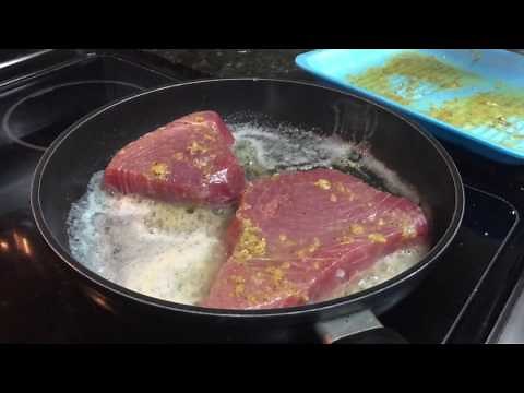How to Cook Tuna Fish in a skillet!
