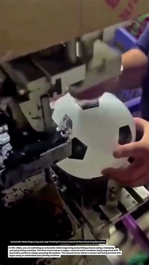 Automatic Metal Engraving and Logo Printing Process | Industrial Manufacturing Education.
