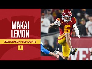 USC WR Makai Lemon 2025 Highlights | Biletnikoff Award Winner