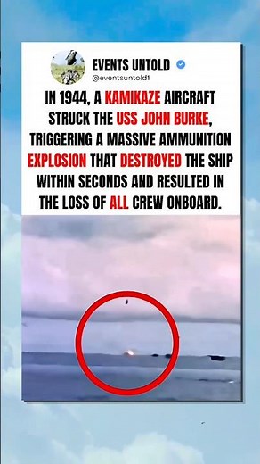 USS John Burke Explosion