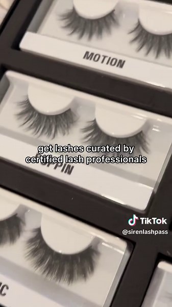New Lashes Every 30 Days at Siren Lash Pass