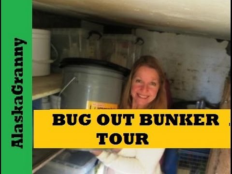 Bug Out Bunker Tour- Stockpiling Emergency Supplies Bug Out Location